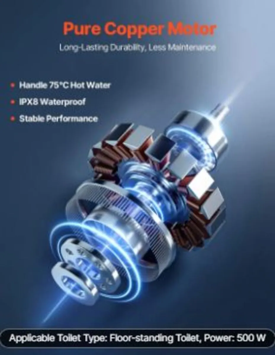 Macerator Pump, 500W - Image 3