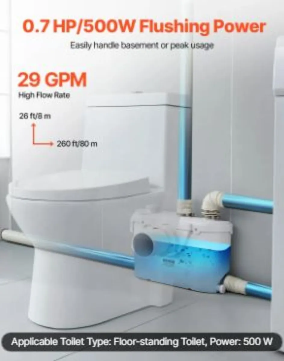 Macerator Pump, 500W - Image 2