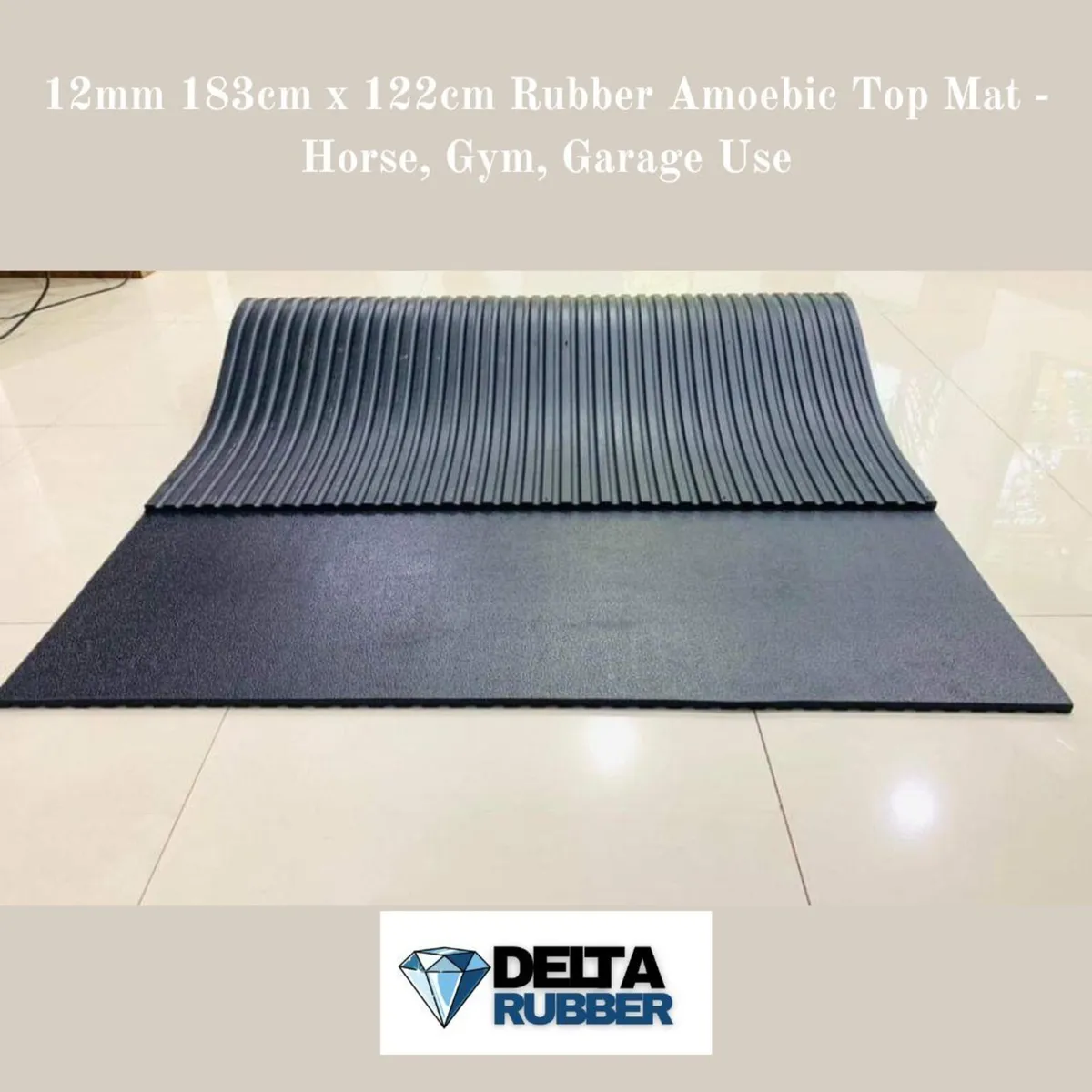 12mm Amoeba Rubber Stable Mat – Heavy Duty - Image 1