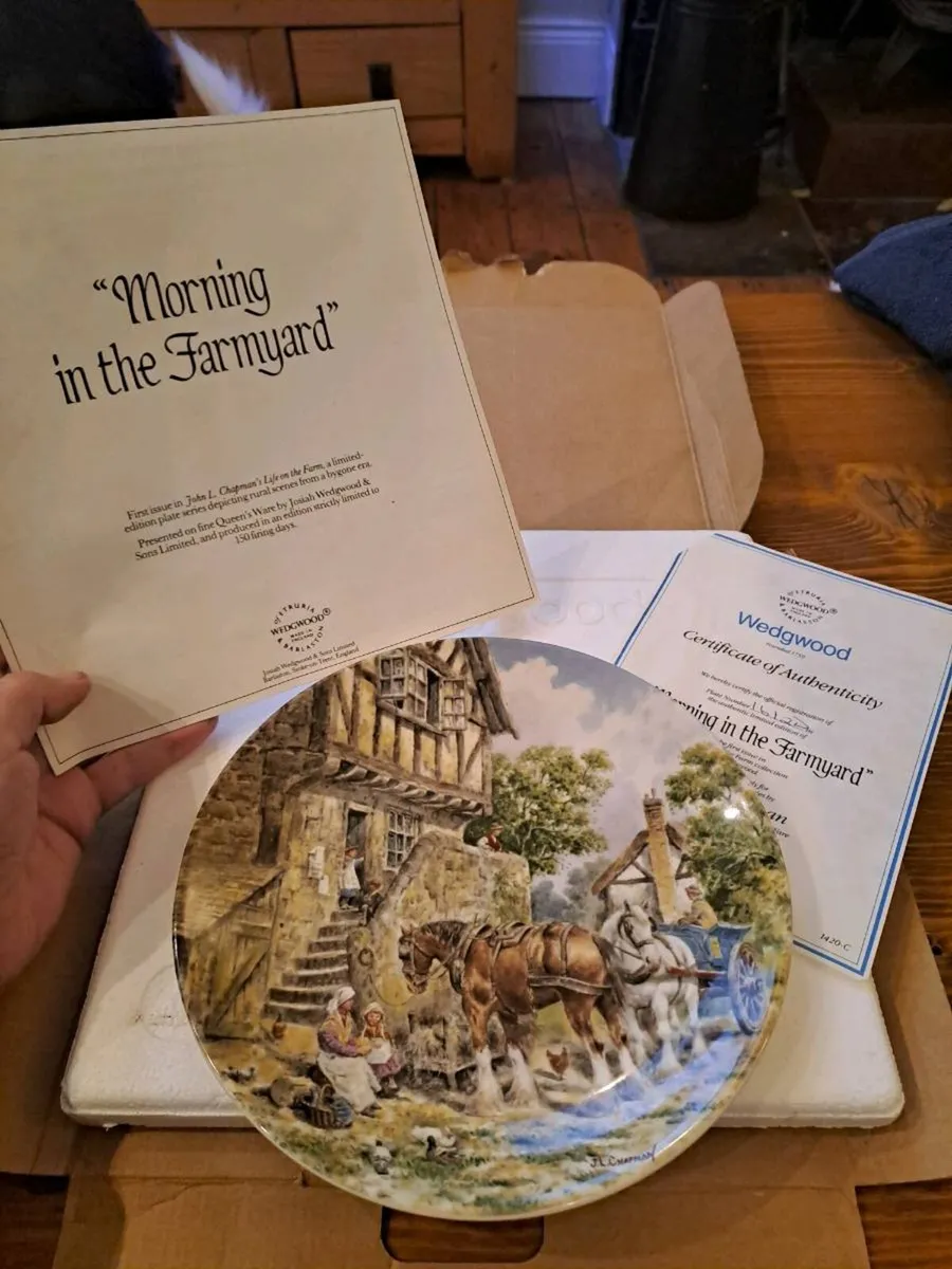 Wedgwood Morning in the Farmyard - Image 1