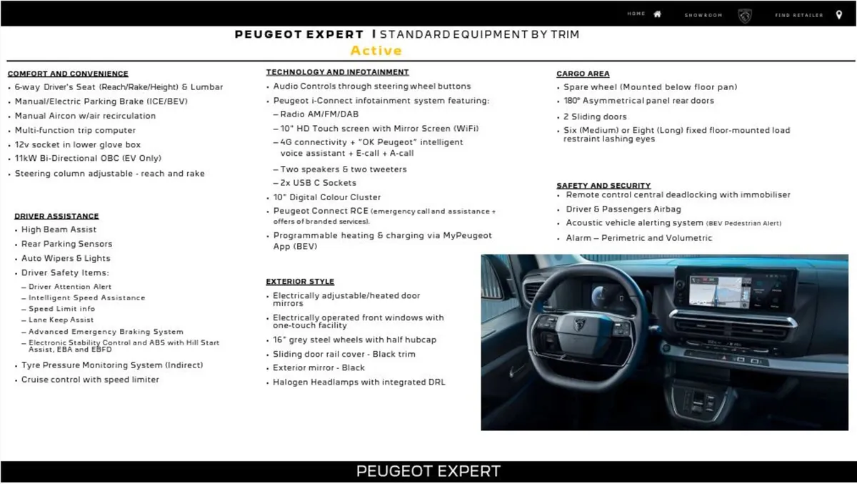 New Peugeot Expert IN STOCK NOW Active 1.5D - Image 2