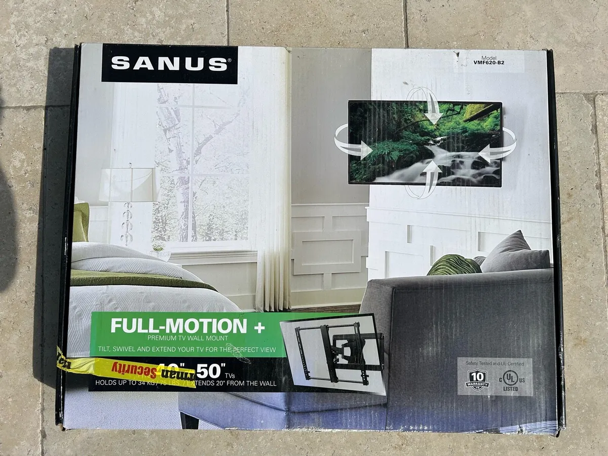 Sanus Full-Motion TV Wall Mount - Image 2