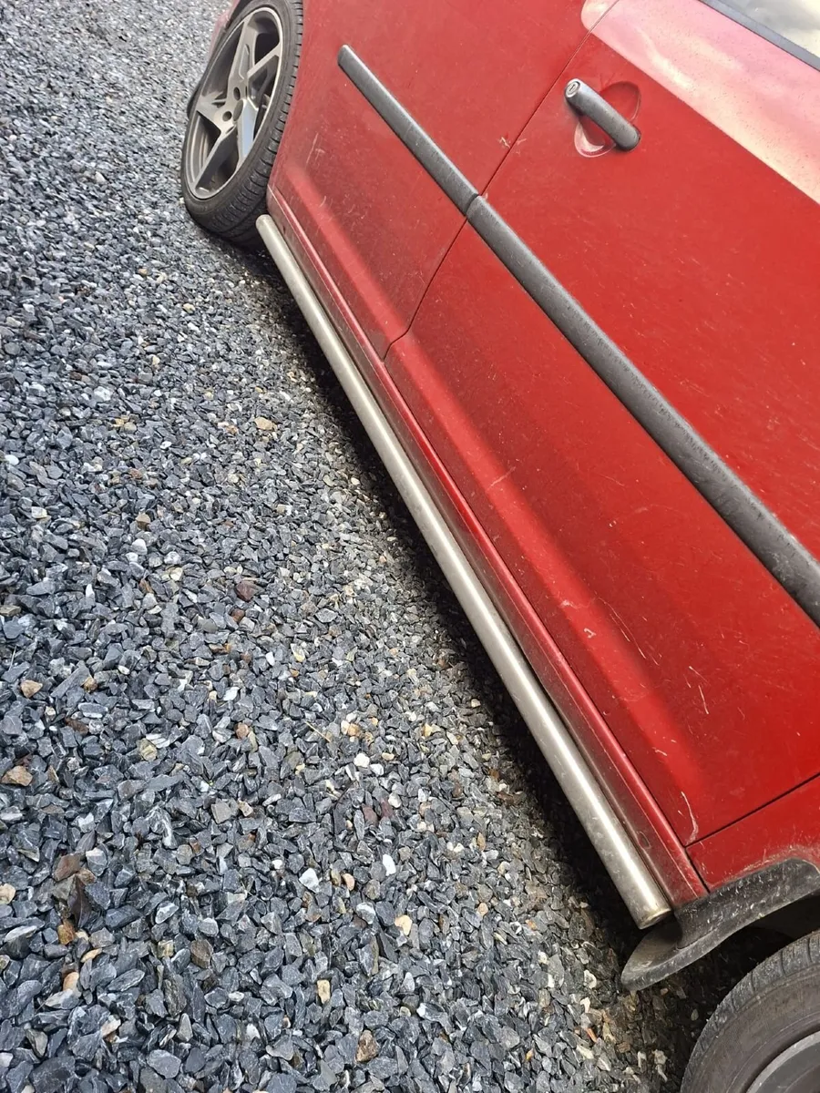 VW Caddy Stainless Steel Side Bar. - Image 1