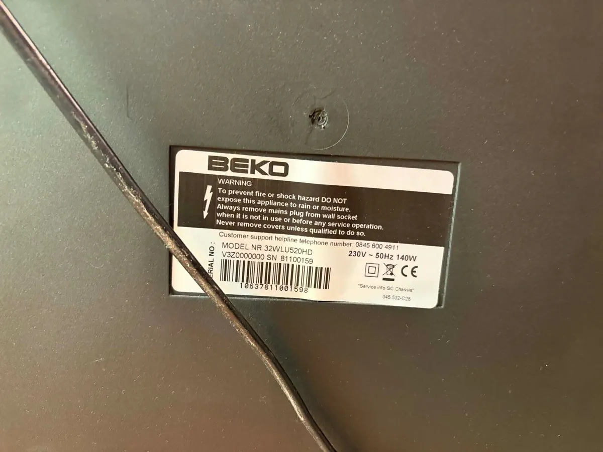 2 tv for sale one big free small €30 - Image 3