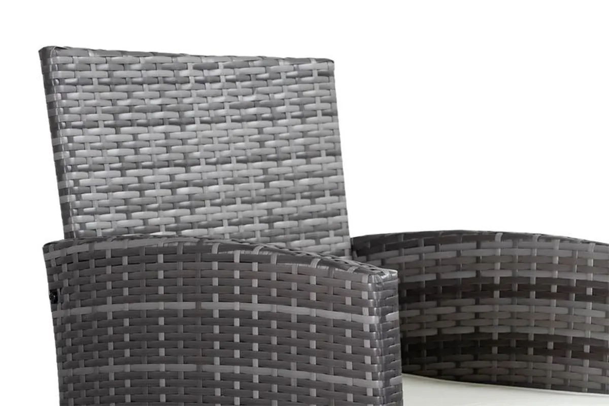 Lakeside 4 Seater Rattan Garden Furniture Set Outdoor Sofa & Armchairs with Table Patio Terrace Ireland - Image 3