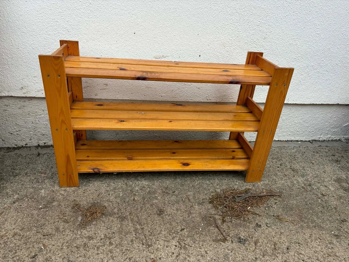 Wooden shoes stand - Image 2