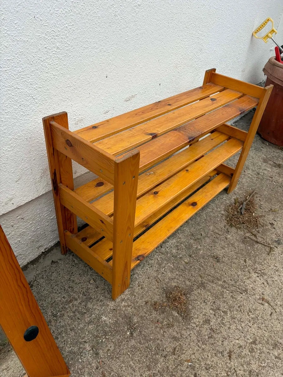 Wooden shoes stand - Image 3