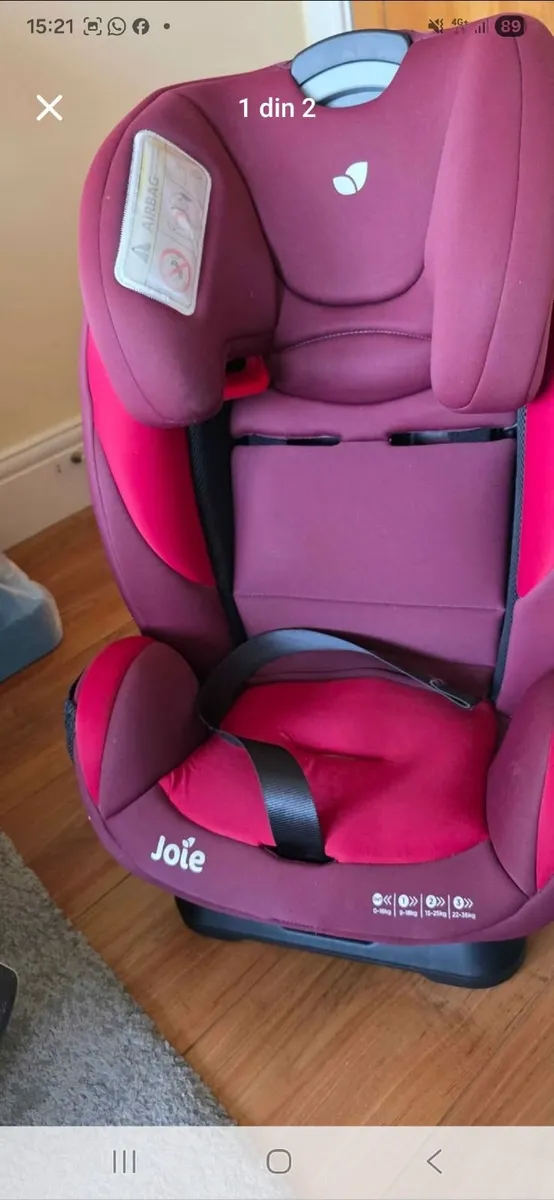 Joie car seat - Image 1