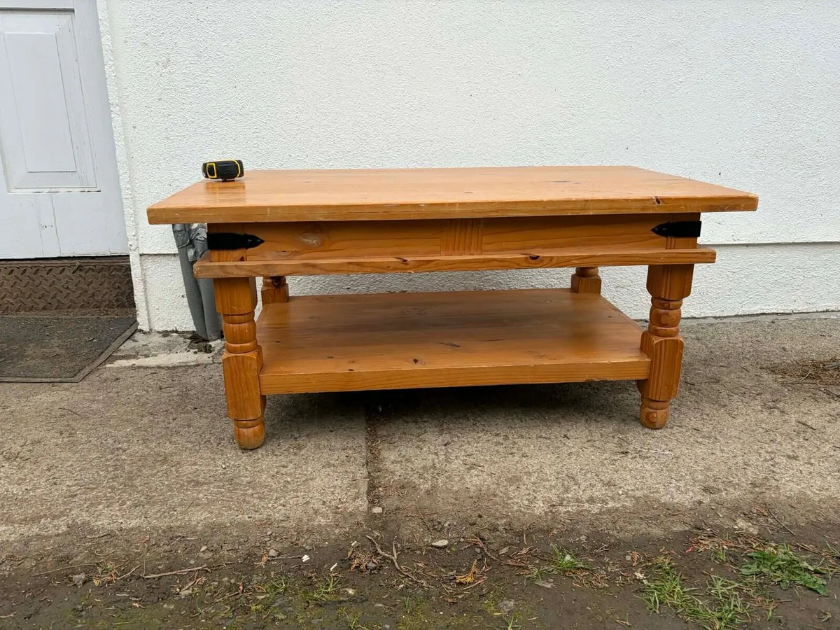 Wooden coffee table for sale - Image 3