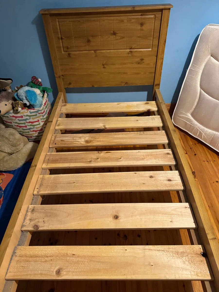 Solid Oak Single Bed