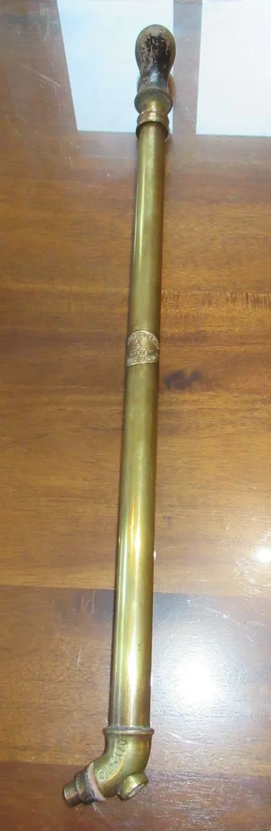antique brass pest spray pump cottage garden tool - Image 2