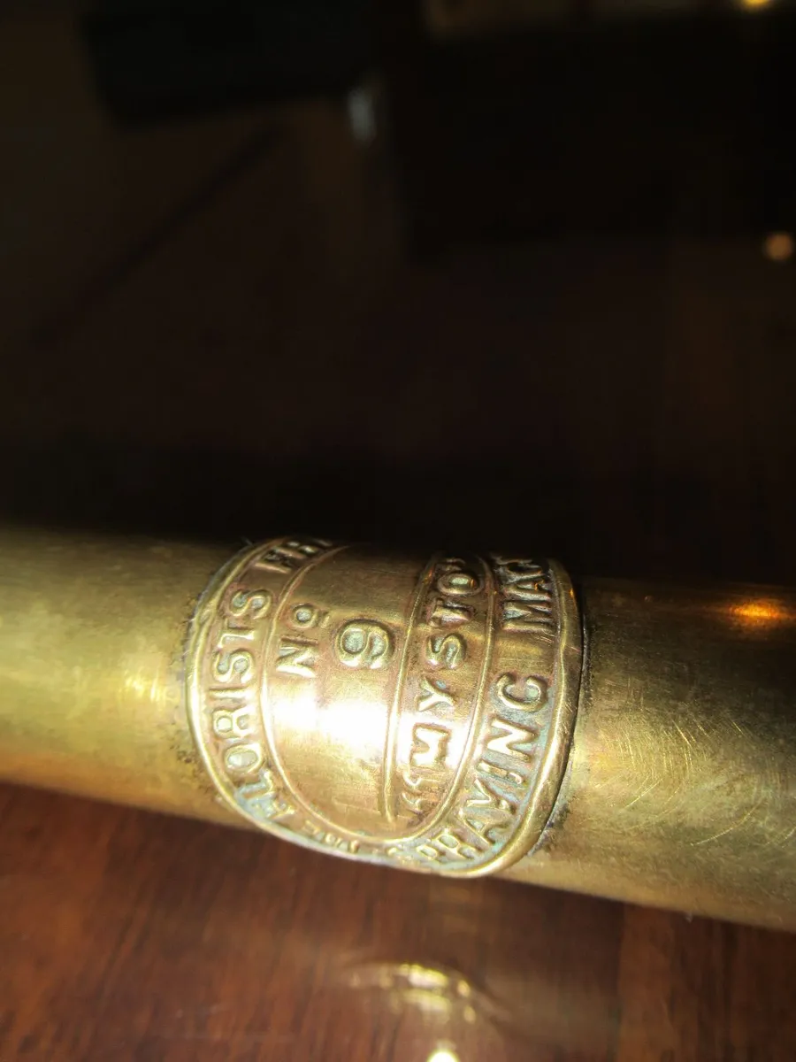 antique brass pest spray pump cottage garden tool - Image 3