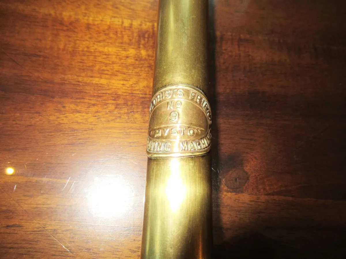 antique brass pest spray pump cottage garden tool - Image 1