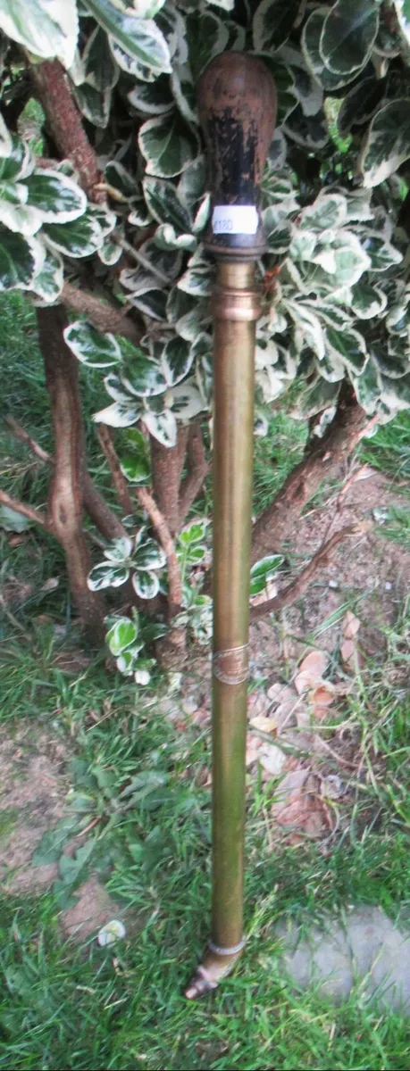 antique brass pest spray pump cottage garden tool - Image 4