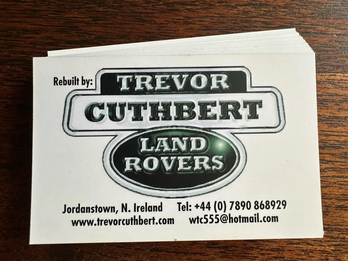 Land Rover Defender 110 Chassis and Log Book - Image 3