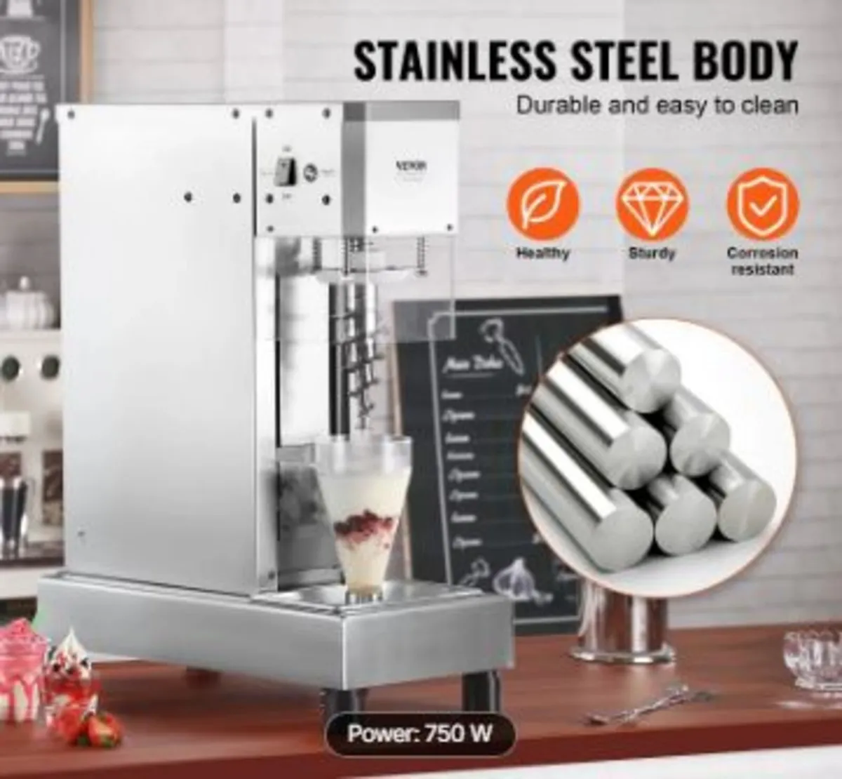 Ice Cream Blender, 750W - Image 2