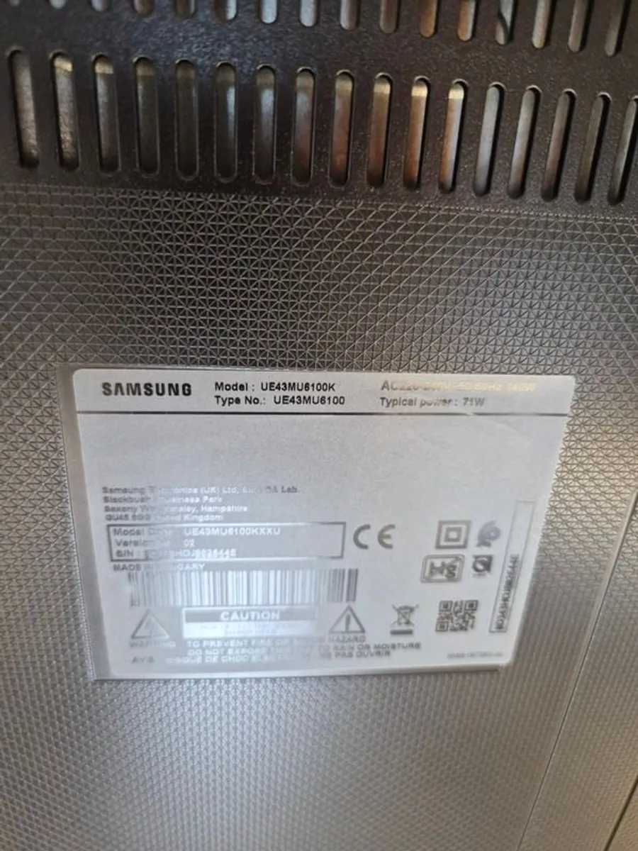 Samsung 43" Direct LED TV - Image 2