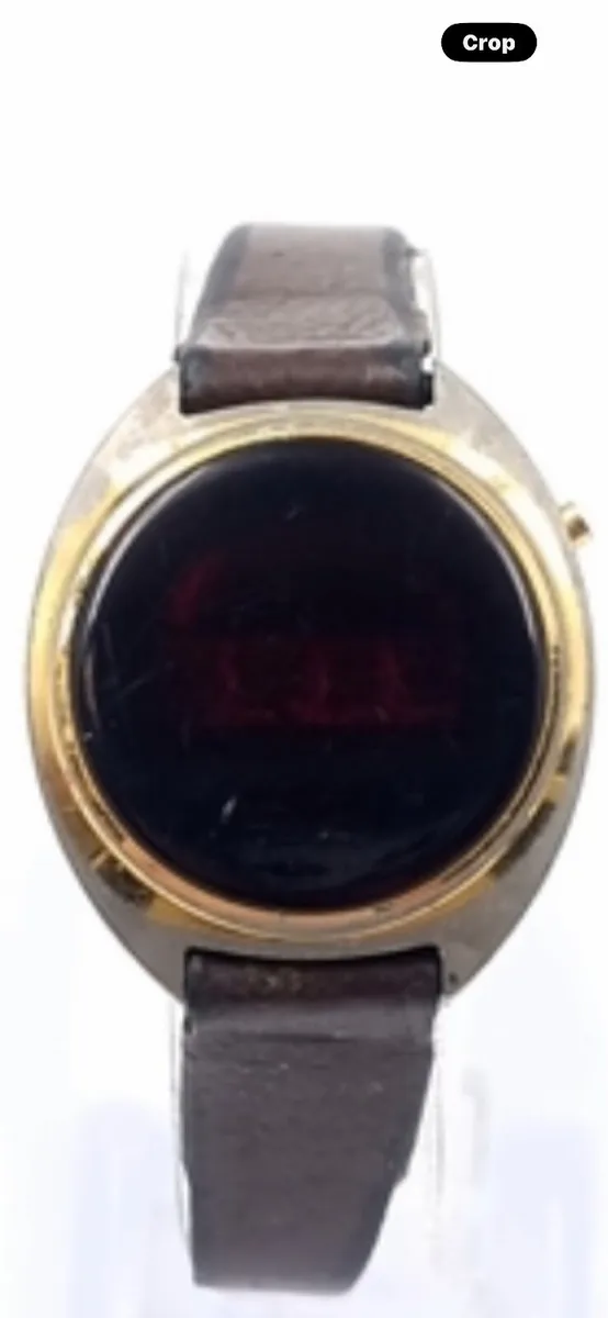 Vintage 70s ladies led watch
