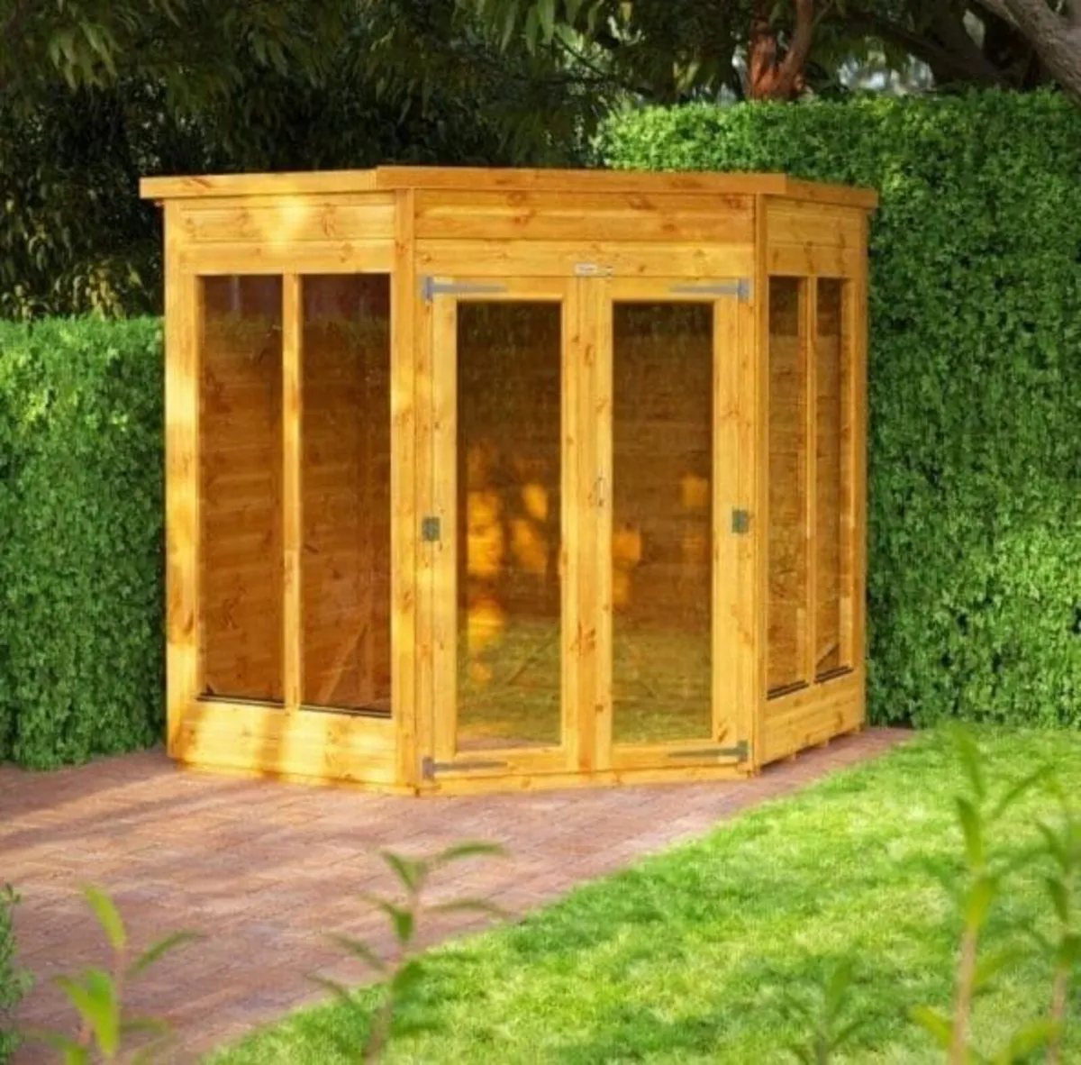 🏡 6x6 Corner Summerhouse–Space Saving Garden Room - Image 1