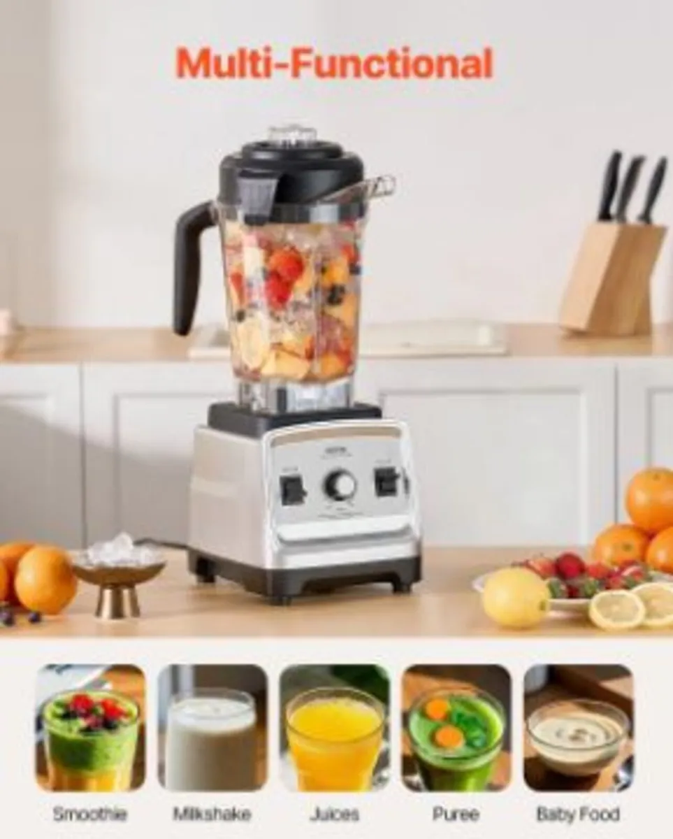 Blender for Smoothies, 85 oz 1600W, - Image 4