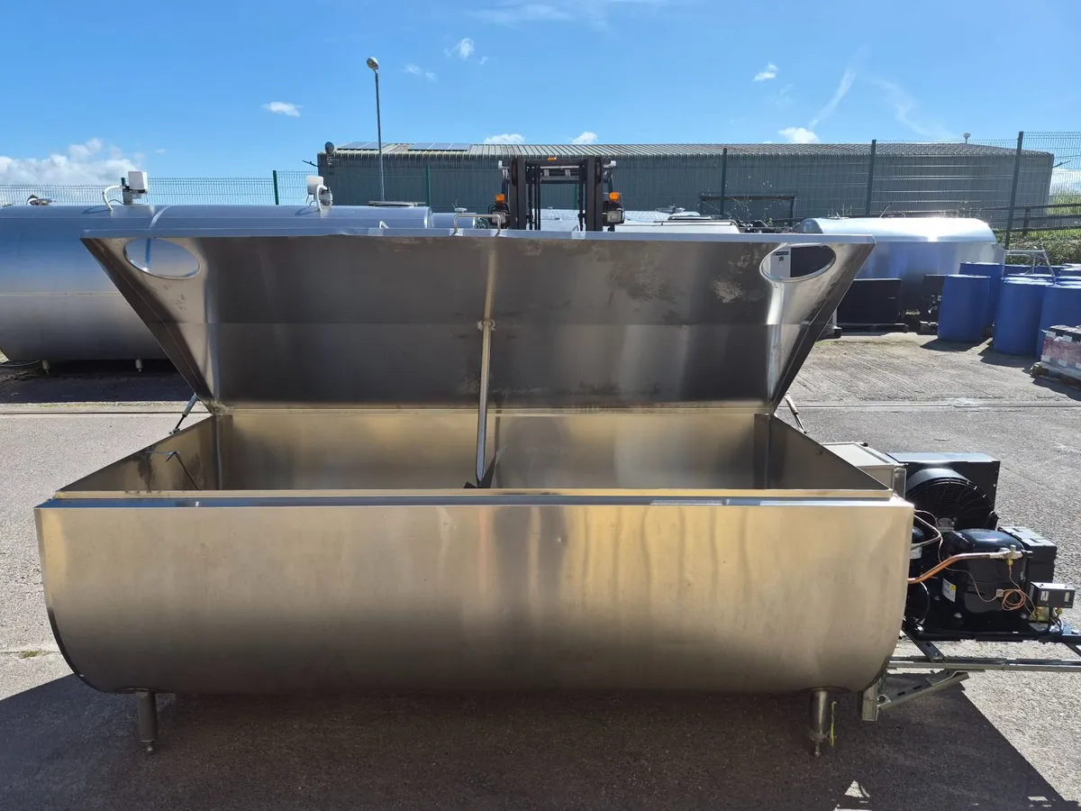 PACKO 1250LT DIRECT EXPANSION BULK MILK TANK - Image 1