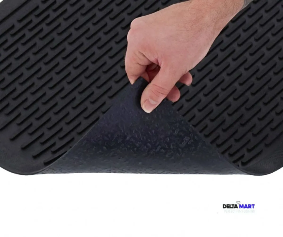 5ft x 3ft Rubber Scraper Mat – Heavy Duty Entrance - Image 3