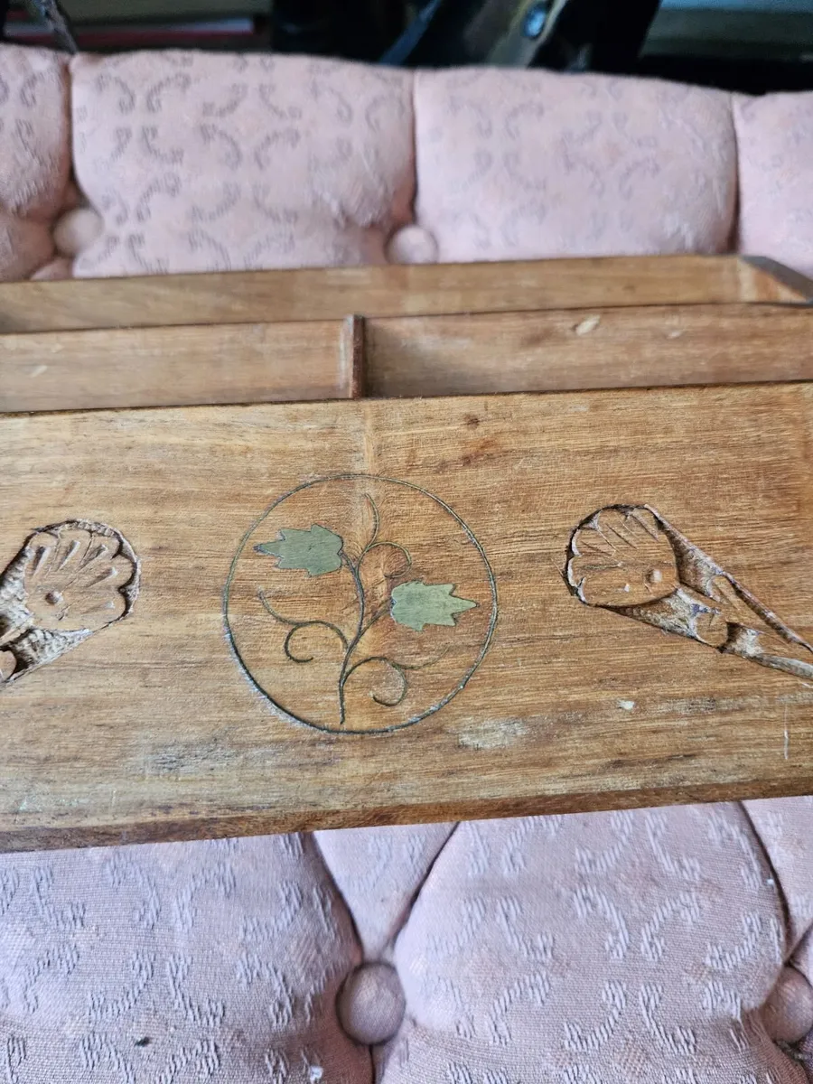 Vintage Antique Desk Top Stationery Unit - Image 3