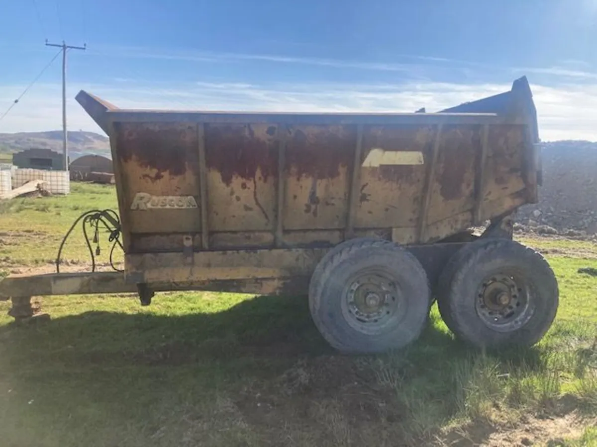 14 Ton Ruscon Dumper Trailer - Image 1