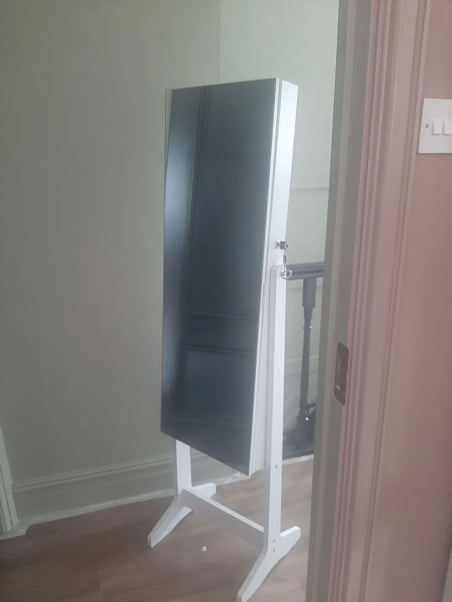 Jewellery cabinet with mirror - Image 1