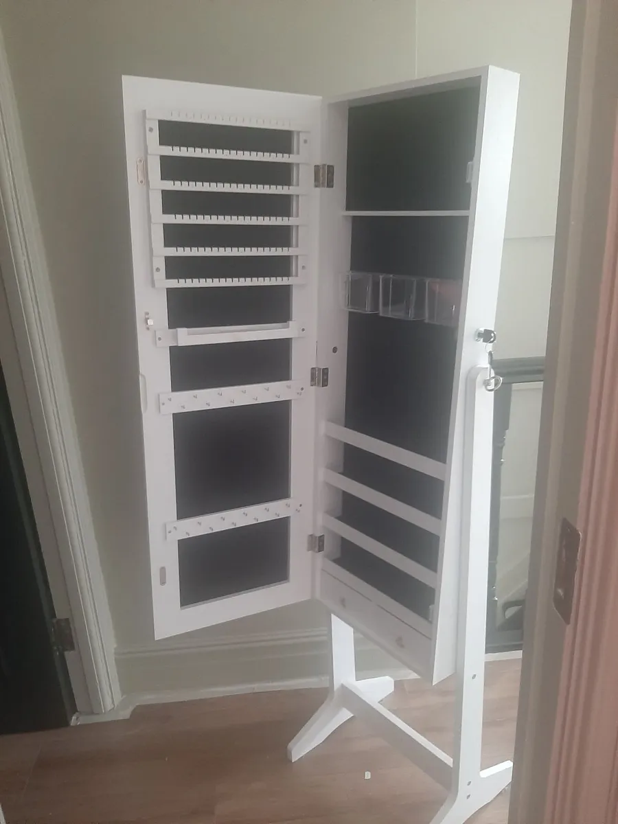 Jewellery cabinet with mirror - Image 2