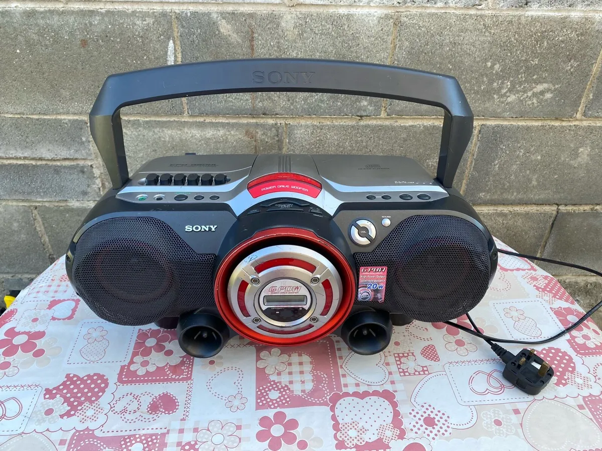 Sony Portable Stereo Model CFD-G500L - Image 1