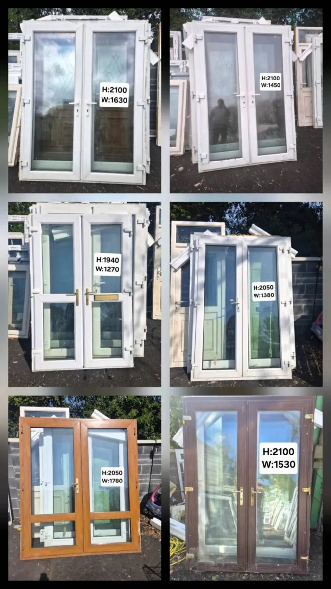 PVC FRENCH DOORS