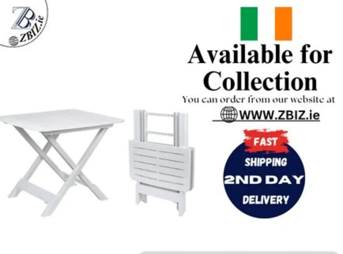 Garden Folding Table Camping Table – Lightweight - Image 1