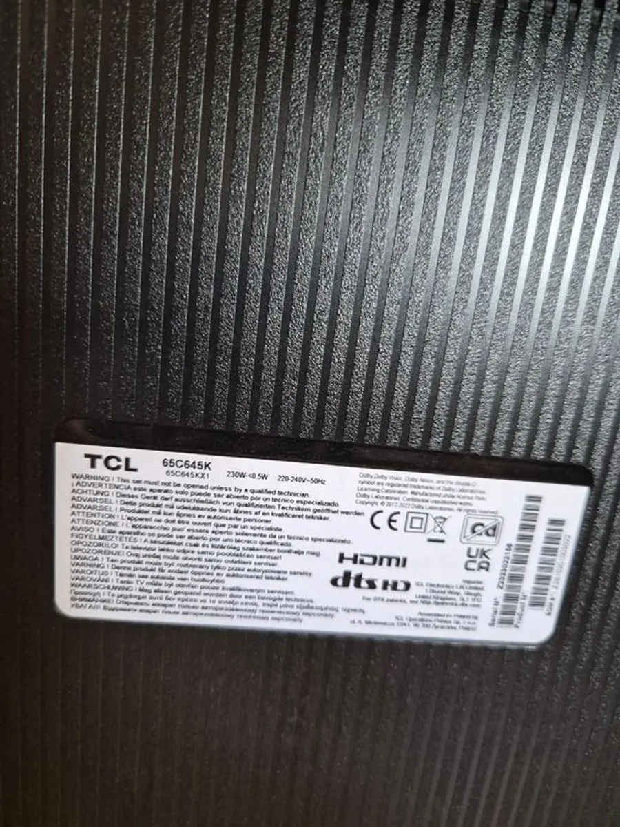 Tcl 65" 4k Uhd Hdr Mini Led Qled Google Tv - Image 2