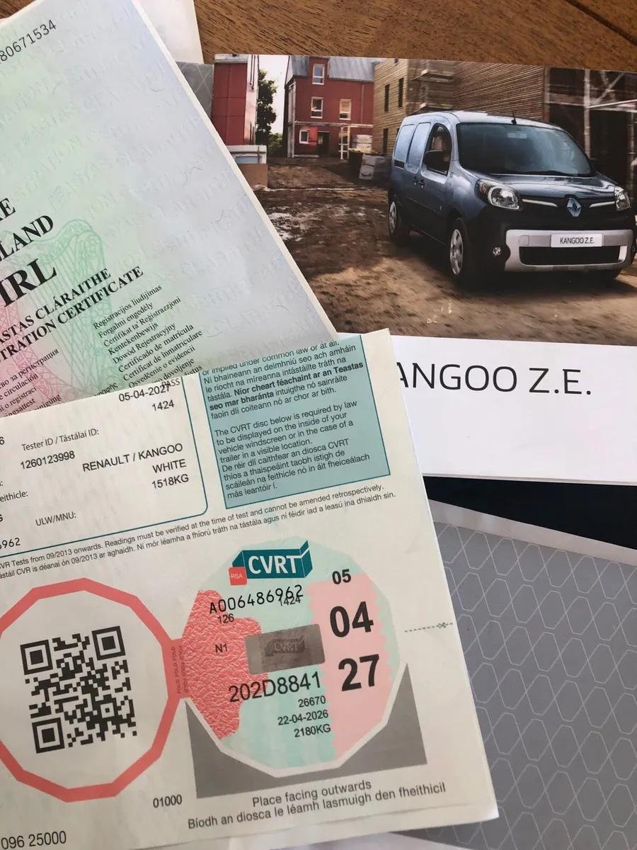 202 Renault Kangoo ZE Electric New Test 04/27 - Image 1