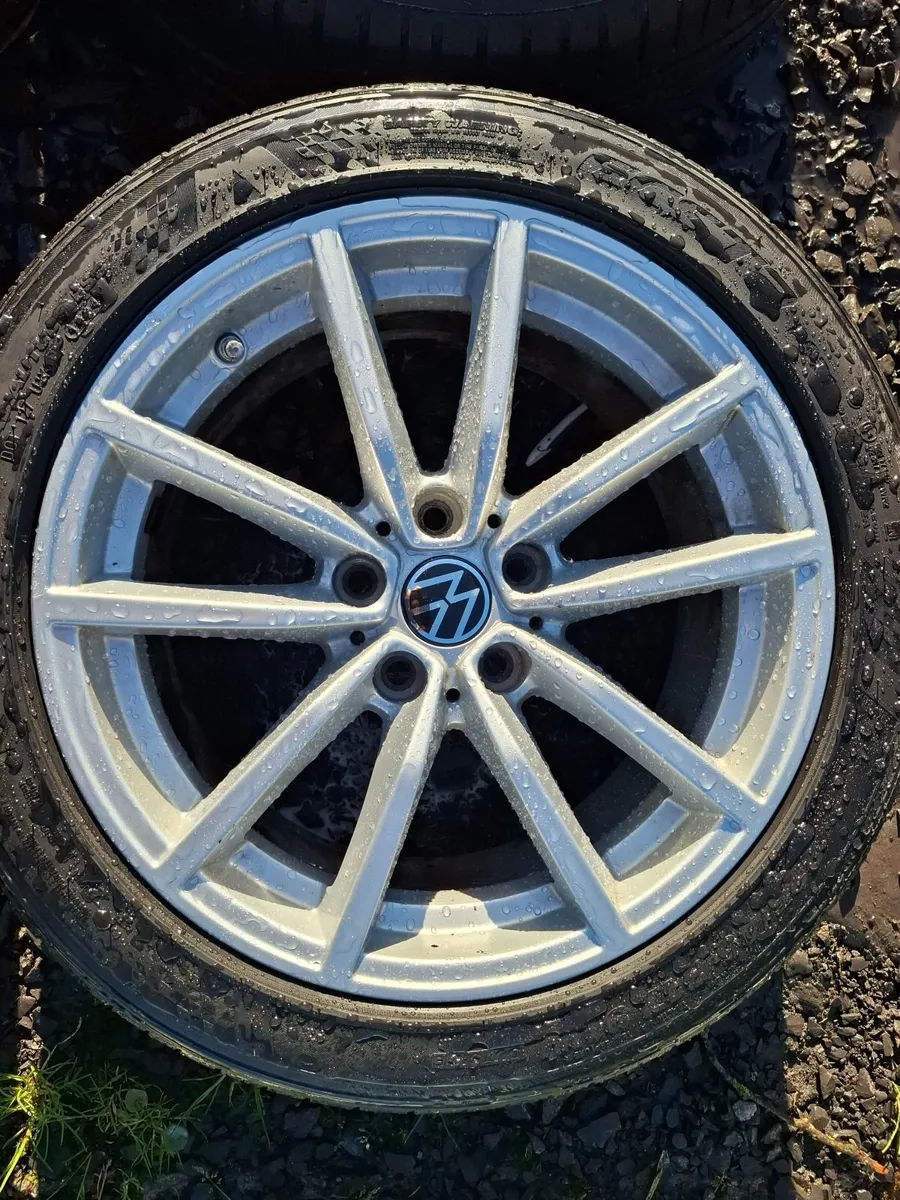 17" Vw Alloys with tyres - Image 3