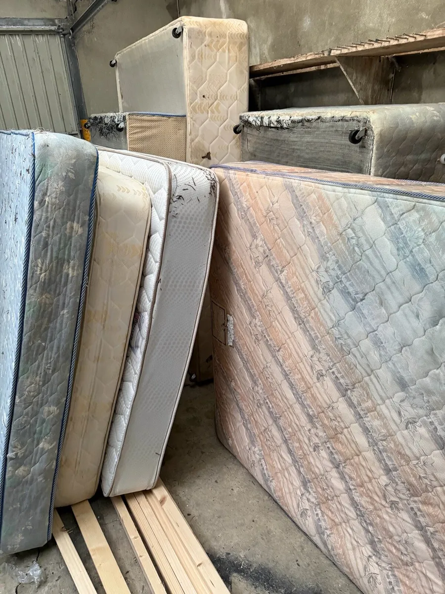 Free double mattress and base - Image 1