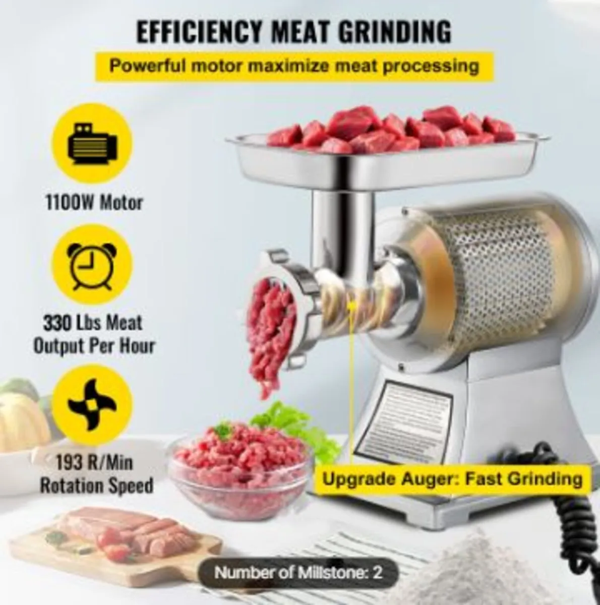 Electric Meat Mincer, 1100W - Image 4