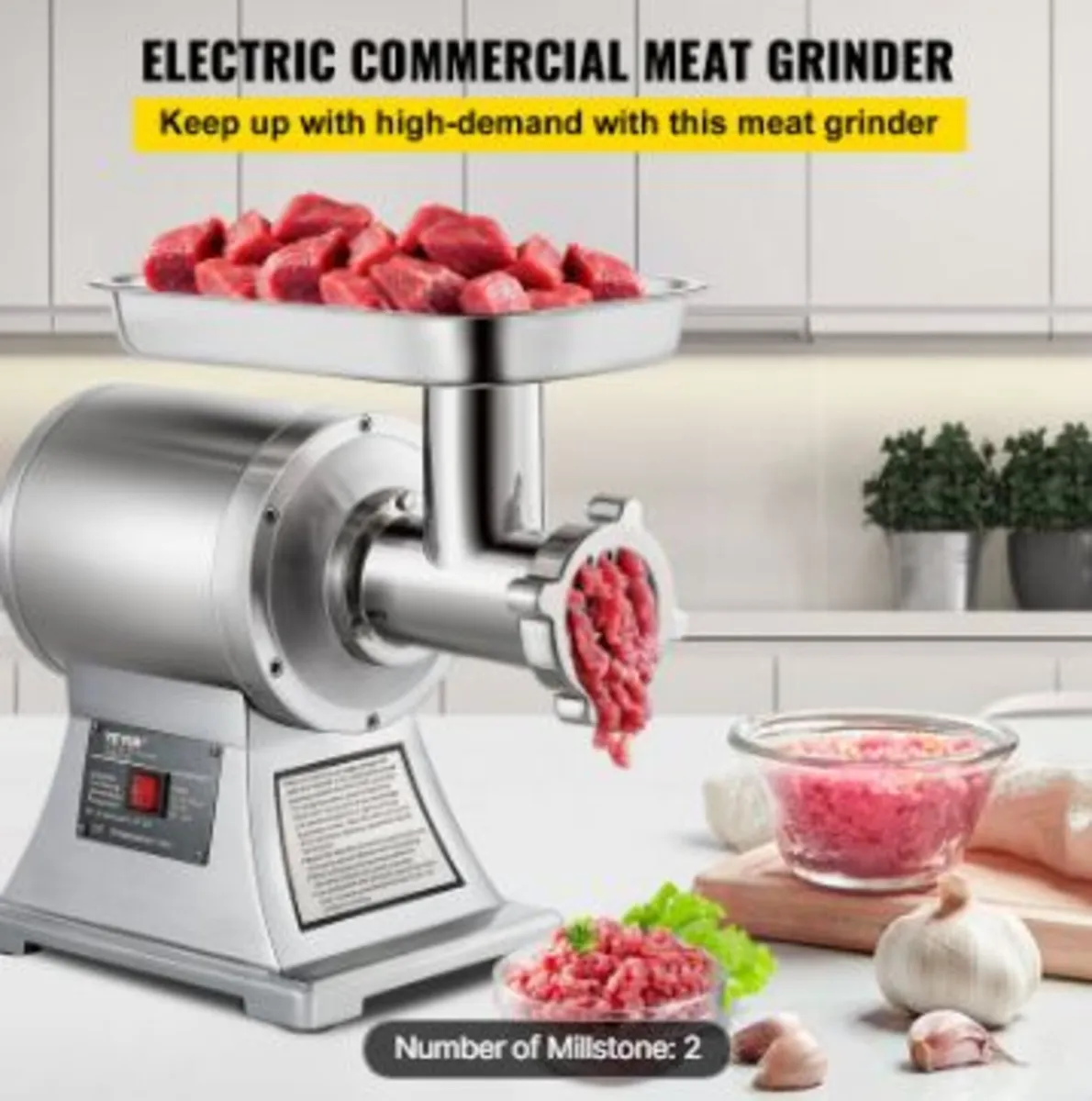 Electric Meat Mincer, 1100W - Image 2