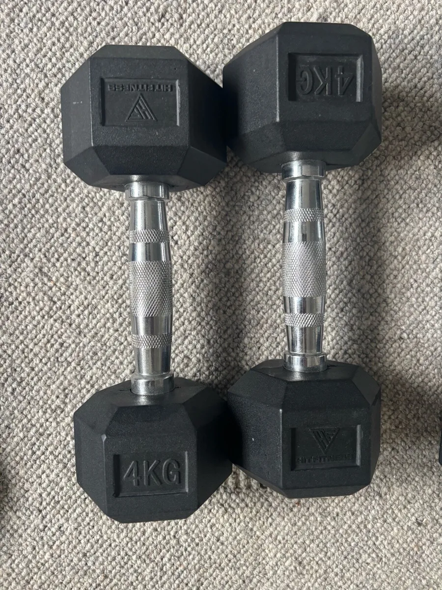 Hex Dumbbell Set + 12kg Medicine Ball – €150 - Image 4
