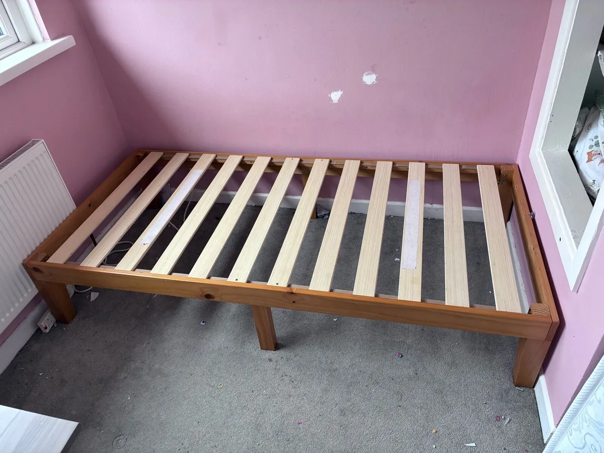 Wooden Single Bed - Image 1