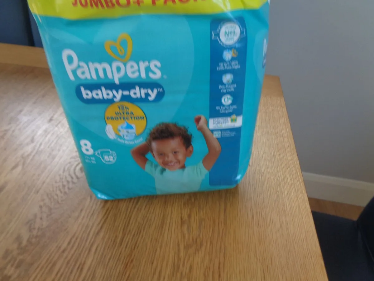 Pampers Baby Dry Jumbo Pack of Nappies for Sale - Image 1