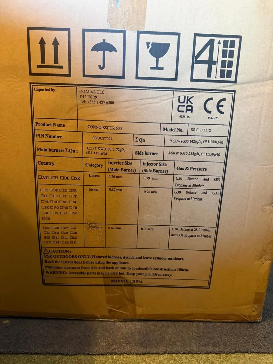 MasterCook Connoisseur 6 Burner Gas BBQ (RRP 525€) - Image 4