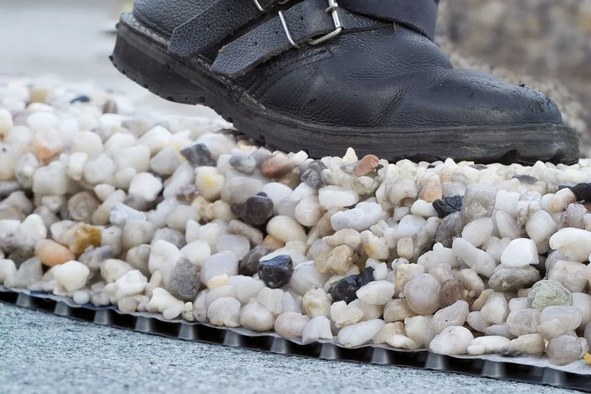 Patio drainage, Driveway membrane, Weed control - Image 4