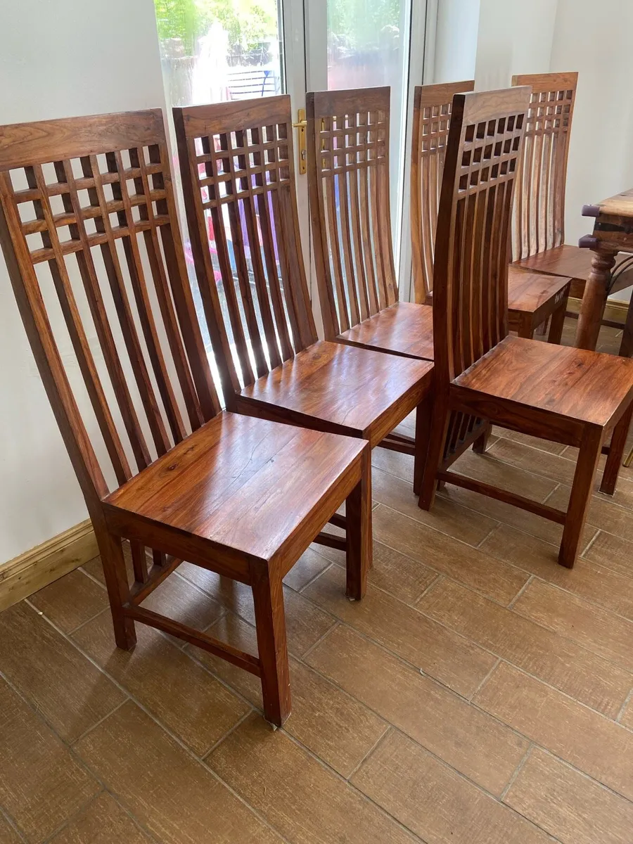 Kitchen Chairs x6 - Image 1