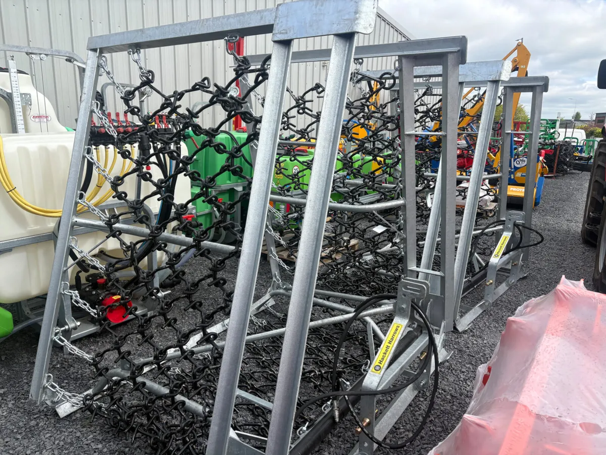 New Hackett 6m Galvanised Chain Harrow - Image 1
