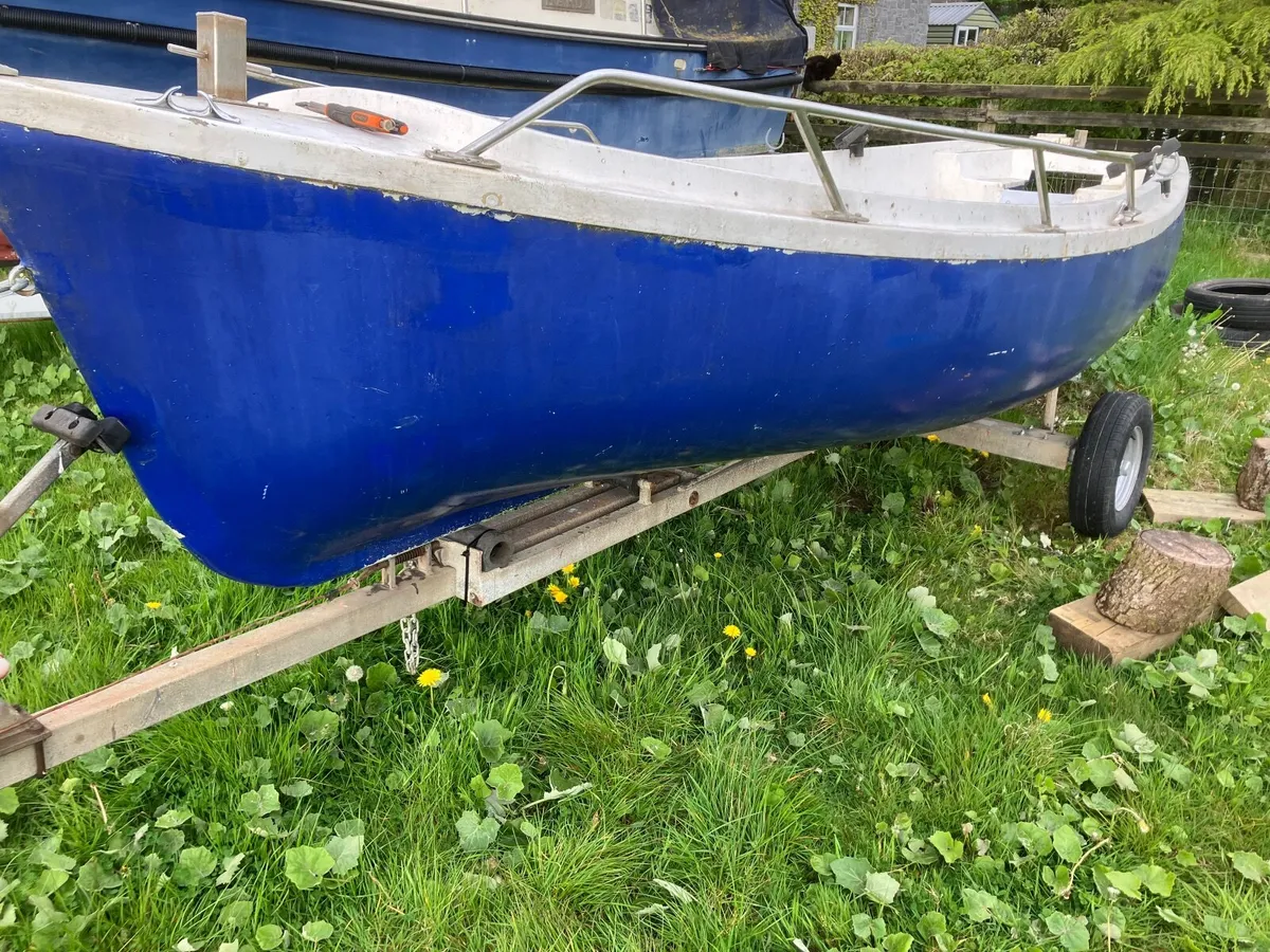16FT FISHING BOAT NO TRAILER €700+ TRAILER €1500 - Image 1
