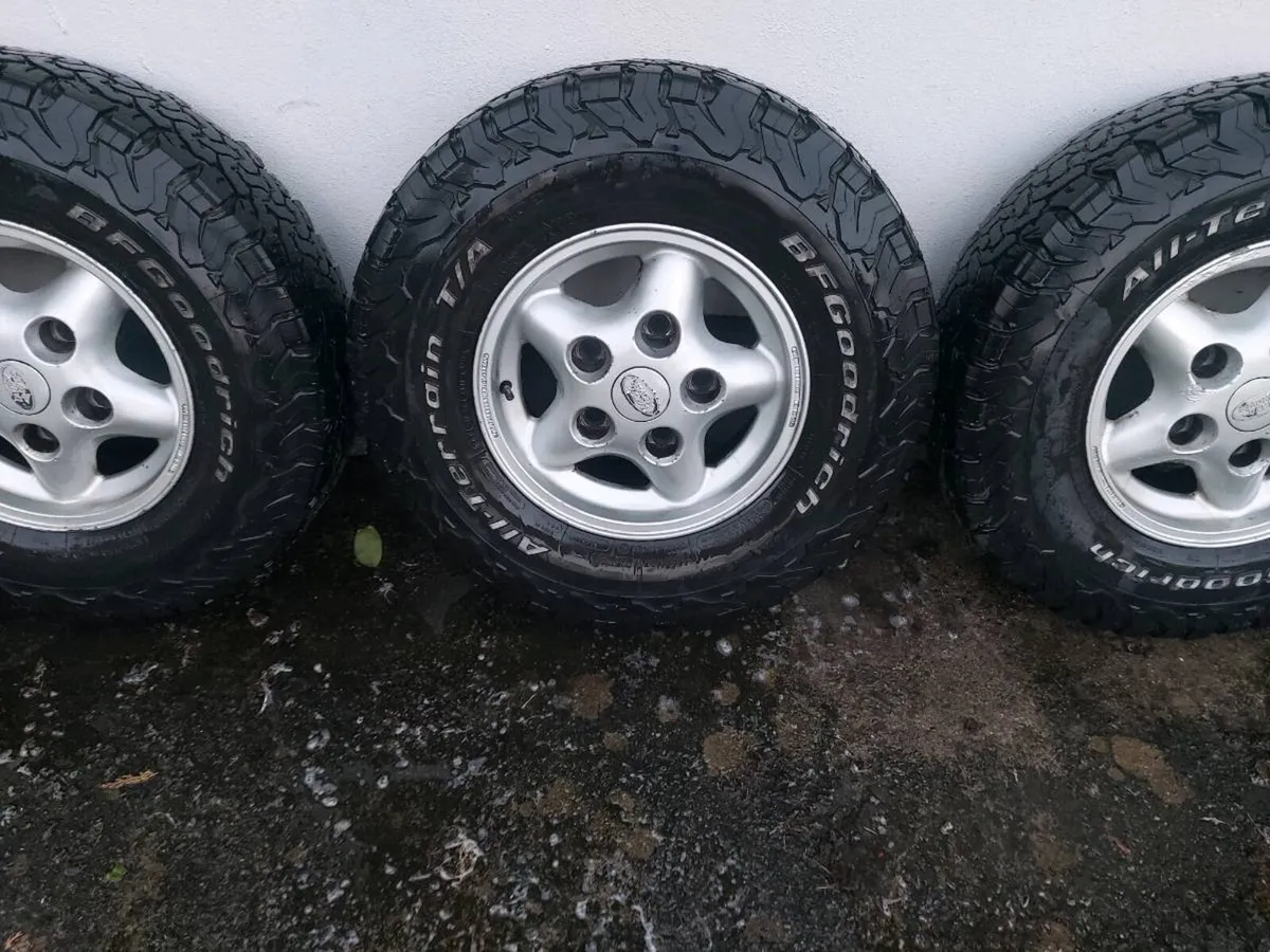 Landrover Alloy Wheels & BFG Tyres - Image 4