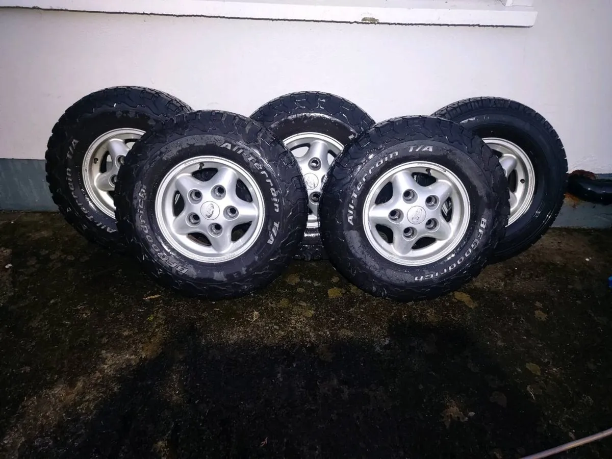Landrover Alloy Wheels & BFG Tyres - Image 1