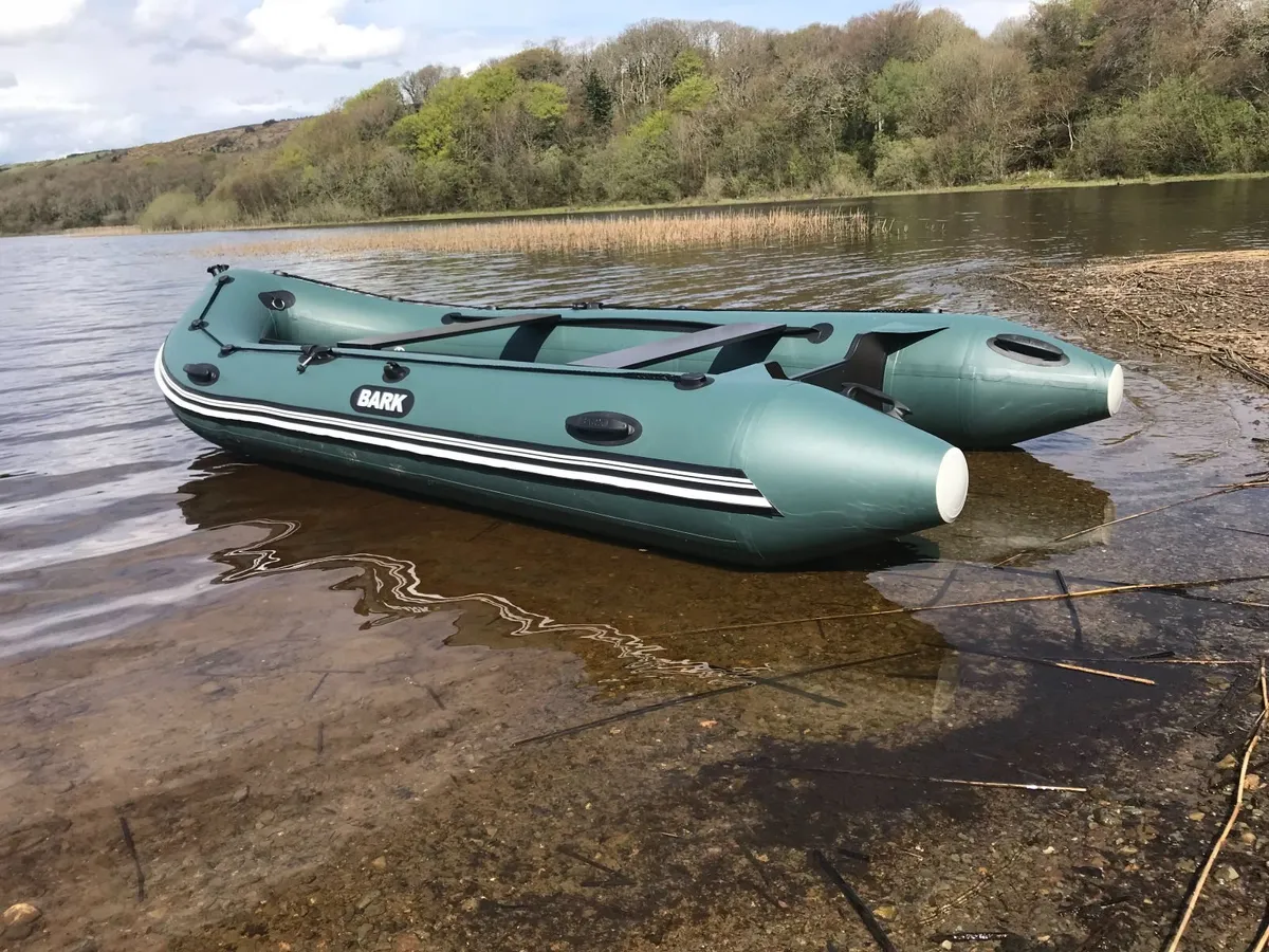 3.90 m new PVC inflatable boat BARK BN-390SD - Image 1